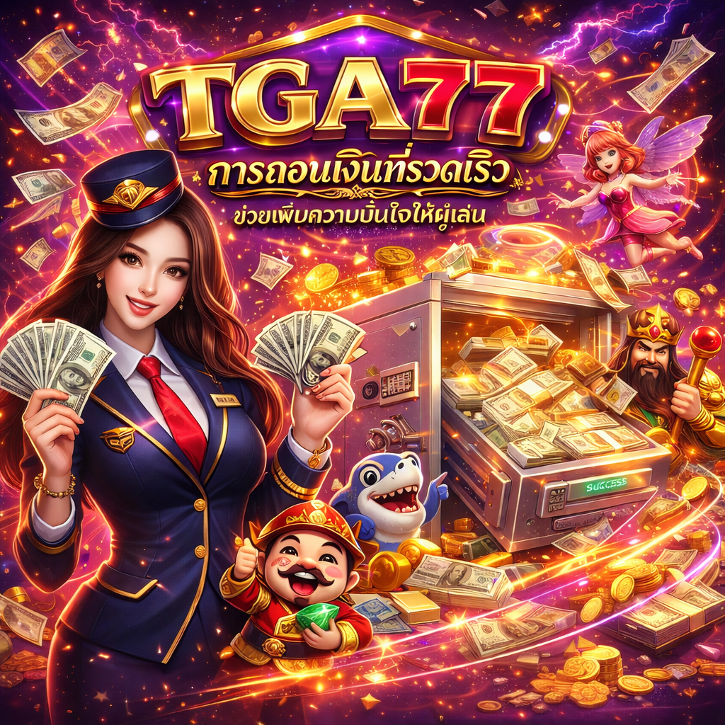 TGA77 การถอนเงินที่รวดเร็ว ช่วยเพิ่มความมั่นใจให้ผู้เล่น